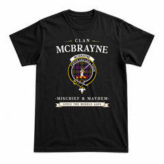 McBrayne Tartan Crest Mischief and Mayhem T-shirt