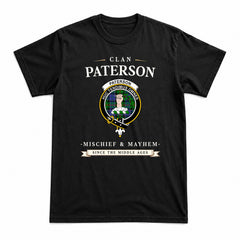 Paterson Tartan Crest Mischief and Mayhem T-shirt