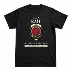 Rait Tartan Crest Mischief and Mayhem T-shirt