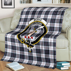 McRae Dress Modern Tartan Crest Blanket