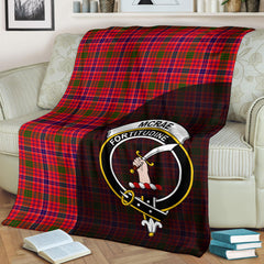 McRae Modern Tartan Crest Blanket Wave Style