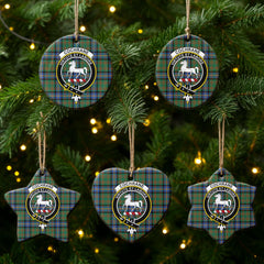 Cochrane Ancient Tartan Crest Christmas Ceramic Ornament