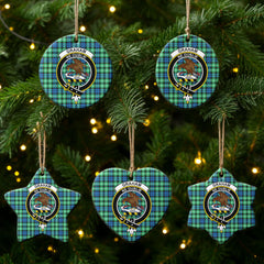 Graham of Montrose Ancient Tartan Crest Christmas Ceramic Ornament