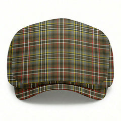 Scott Green Weathered Tartan Flat Caps