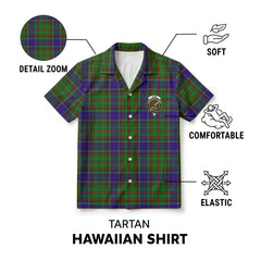 Adam Tartan Crest Hawaiian Shirt