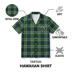 Blackadder Tartan Crest Hawaiian Shirt