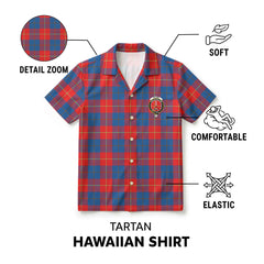 Blane Tartan Crest Hawaiian Shirt