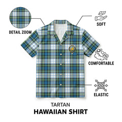 Campbell Dress Ancient Tartan Crest Hawaiian Shirt