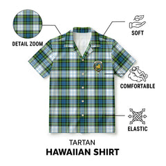 Campbell Dress Tartan Crest Hawaiian Shirt
