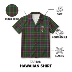 Crosbie Tartan Crest Hawaiian Shirt
