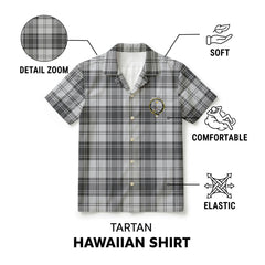 Glendinning Tartan Crest Hawaiian Shirt