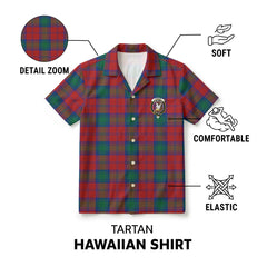 Lindsay Modern Tartan Crest Hawaiian Shirt