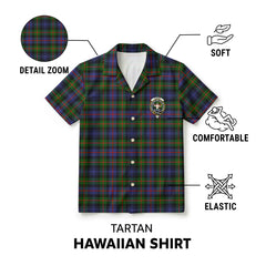 Murray of Atholl Modern Tartan Crest Hawaiian Shirt