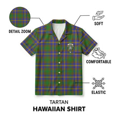 Strang (or Strange) Tartan Crest Hawaiian Shirt