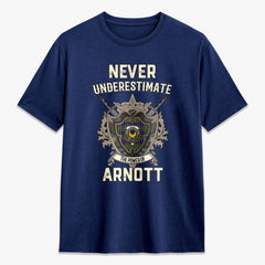 Arnott Tartan Crest 2D T-shirt - Never Underestimate Style