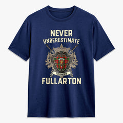 Fullarton Tartan Crest 2D T-shirt - Never Underestimate Style