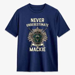 MacKie Tartan Crest 2D T-shirt - Never Underestimate Style