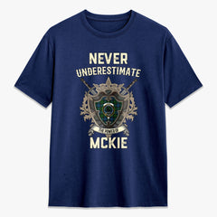 McKie Tartan Crest 2D T-shirt - Never Underestimate Style