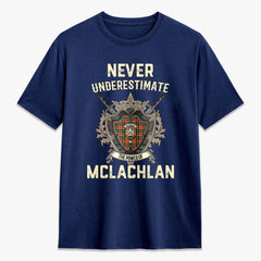 McLachlan Hunting Modern Tartan Crest 2D T-shirt - Never Underestimate Style