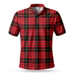 MacQueen Tartan Polo Shirt - Bird Eyes Mesh Fabric