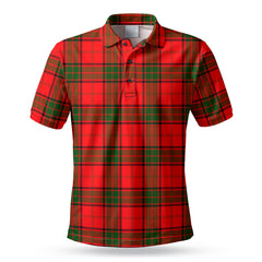 Maxwell Modern Tartan Polo Shirt - Bird Eyes Mesh Fabric