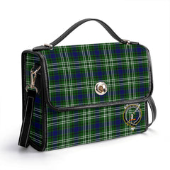Blackadder Tartan Crest Satchel Bag