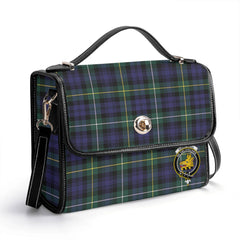 Campbell Argyll Modern Tartan Crest Satchel Bag