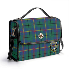 Carmichael Ancient Tartan Crest Satchel Bag
