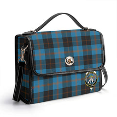 Garden Tartan Crest Satchel Bag