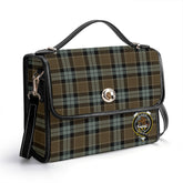 Graham of Menteith Weathered Tartan Crest Satchel Bag