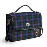Guthrie Modern Tartan Crest Satchel Bag