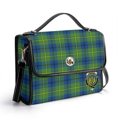 Johnston Ancient Tartan Crest Satchel Bag
