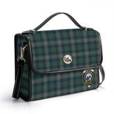 Kennedy Modern Tartan Crest Satchel Bag