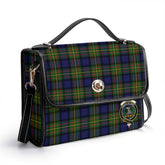 Laws Tartan Crest Satchel Bag