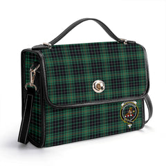 MacAuley Hunting Ancient Tartan Crest Satchel Bag