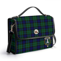 MacCallum Modern Tartan Crest Satchel Bag