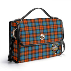 MacLachlan Ancient Tartan Crest Satchel Bag