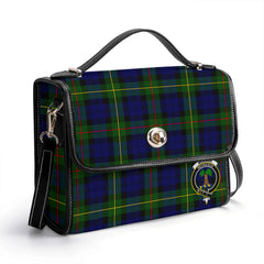 McEwan Modern Tartan Crest Satchel Bag