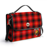 McIver Modern Tartan Crest Satchel Bag