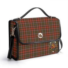 McKintosh Hunting Weathered Tartan Crest Satchel Bag