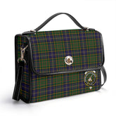 McMillan Hunting Modern Tartan Crest Satchel Bag