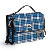 Roberton Tartan Crest Satchel Bag