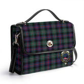 Rose Hunting Modern Tartan Crest Satchel Bag