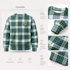 Campbell Dress Tartan Crest Sweater