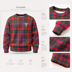 Carrick District Tartan Crest Sweater