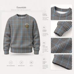 Gladstone Tartan Crest Sweater