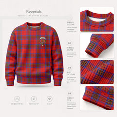 Leslie Modern Tartan Crest Sweater
