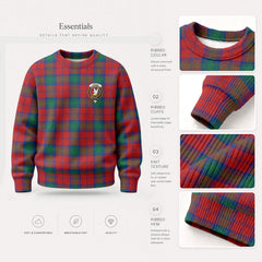 Lindsay Modern Tartan Crest Sweater