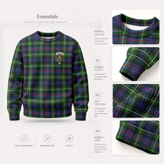 MacKenzie Modern Tartan Crest Sweater