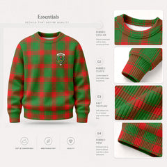 Middleton Modern Tartan Crest Sweater